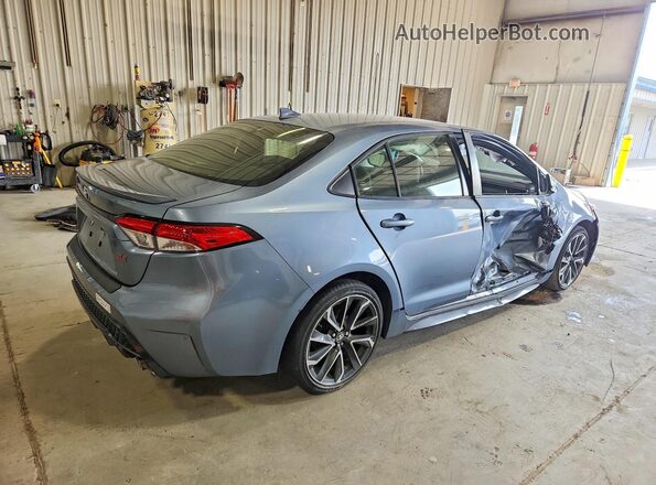JTDS4MCE0NJ083815 2022 TOYOTA COROLLA Gray Trasero derecho