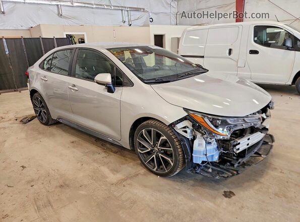 JTDS4MCE0NJ097228 2022 TOYOTA COROLLA Серебряный Передняя правая четверть