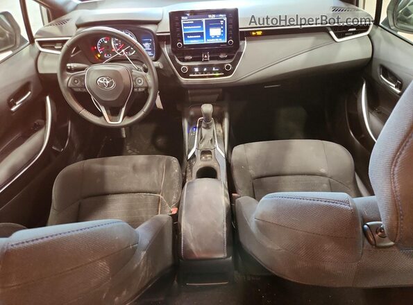 JTDS4MCE0NJ097228 2022 TOYOTA COROLLA Серебряный Вид панели приборов