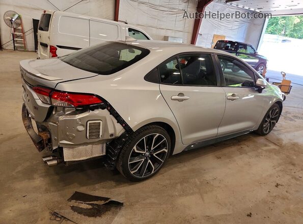 JTDS4MCE0NJ097228 2022 TOYOTA COROLLA Серебряный Задняя правая четверть