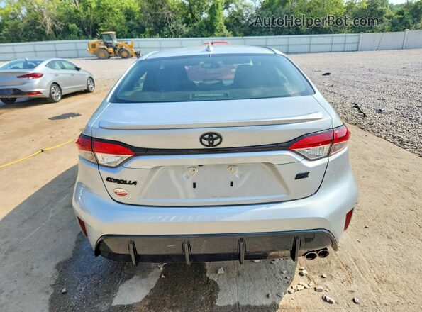 JTDS4MCE0R3522358 2024 TOYOTA COROLLA Silver Հետևի տեսք