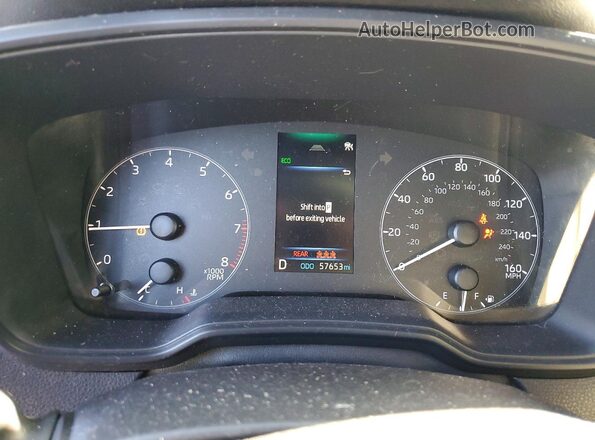 JTDS4MCE0RJ103664 2024 TOYOTA COROLLA Silver Вид щитка приладів