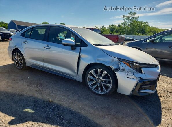 JTDS4MCE1MJ064706 2021 TOYOTA COROLLA Silver Передня права чверть