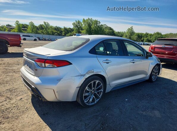 JTDS4MCE1MJ064706 2021 TOYOTA COROLLA Silver Задня права чверть