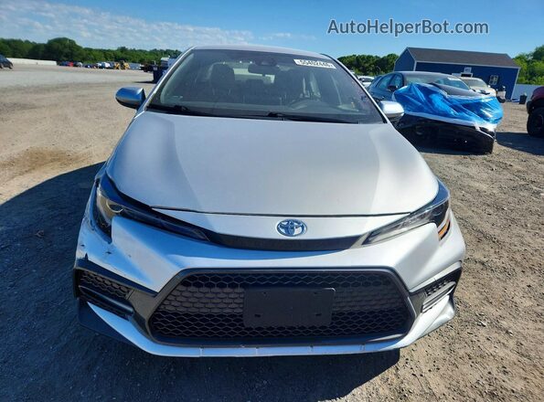 JTDS4MCE1MJ064706 2021 TOYOTA COROLLA Silver Вид спереду