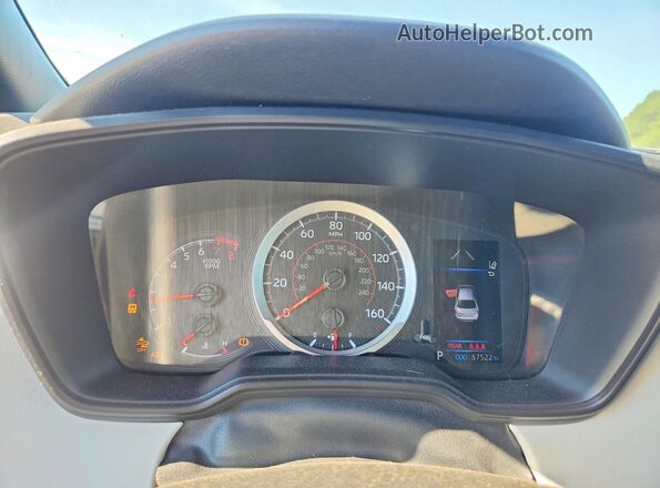 JTDS4MCE1MJ064706 2021 TOYOTA COROLLA Silver Вид щитка приладів