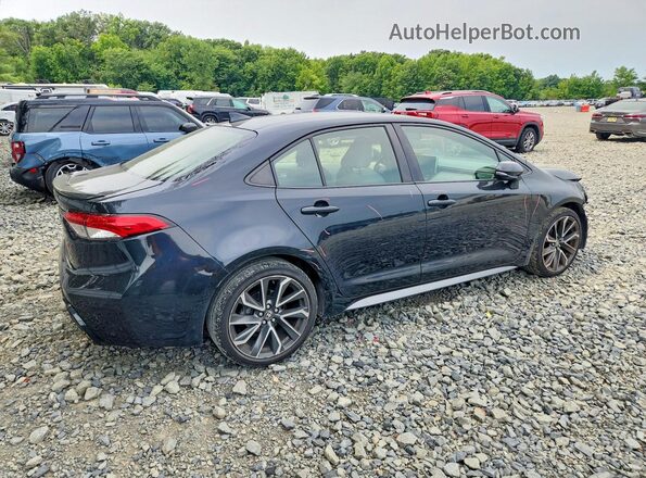 JTDS4MCE1MJ072594 2021 TOYOTA COROLLA Black Tył prawy