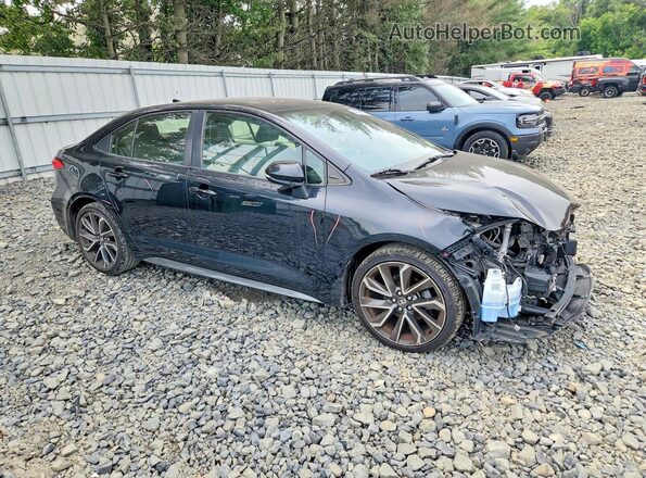 JTDS4MCE1MJ072594 2021 TOYOTA COROLLA Black Przód prawy