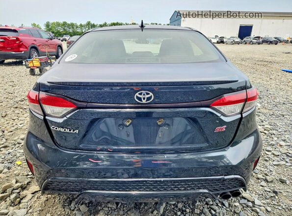 JTDS4MCE1MJ072594 2021 TOYOTA COROLLA Black Widok z tyłu