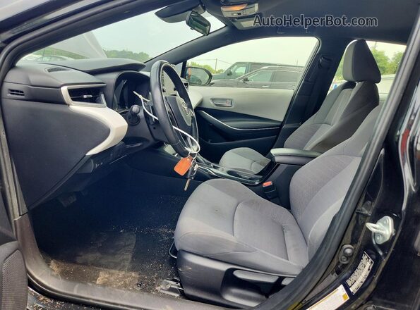 JTDS4MCE1MJ072594 2021 TOYOTA COROLLA Black Widok wnętrza z przodu