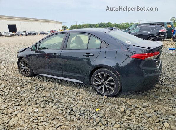 JTDS4MCE1MJ072594 2021 TOYOTA COROLLA Black Tył lewy