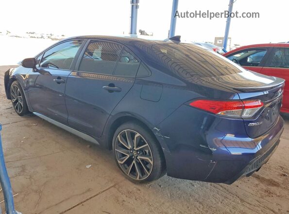 JTDS4MCE1NJ088201 2022 TOYOTA COROLLA Blue Հետևի ձախ