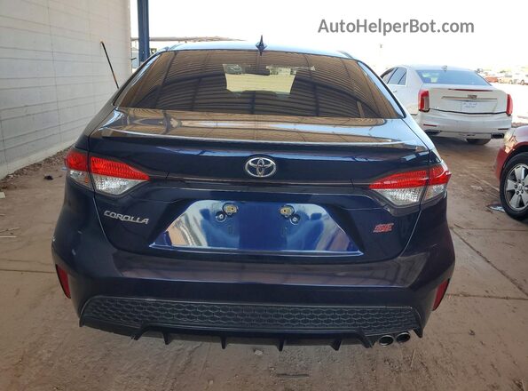 JTDS4MCE1NJ088201 2022 TOYOTA COROLLA Blue Հետևի տեսք
