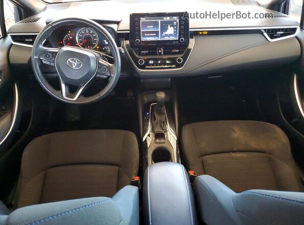JTDS4MCE1NJ088201 2022 TOYOTA COROLLA Blue Առջևի վահանակի տեսք