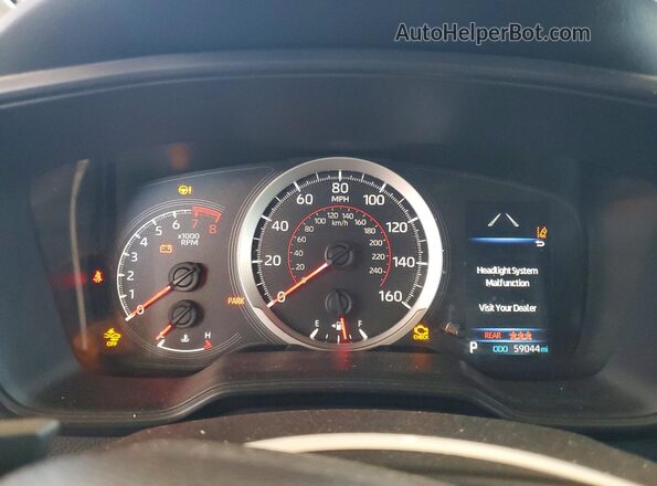 JTDS4MCE1NJ088201 2022 TOYOTA COROLLA Blue Սարքավորումների վահանակի տեսք