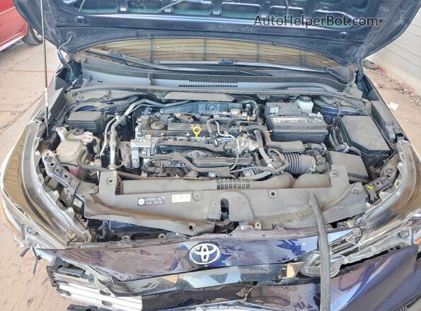 JTDS4MCE1NJ088201 2022 TOYOTA COROLLA Blue Սալոնի հետևի տեսք