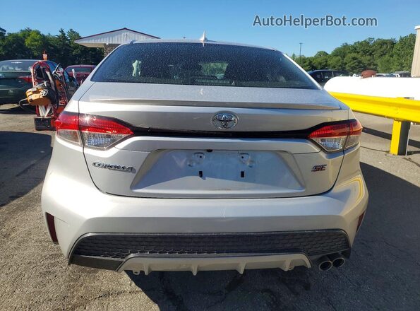 JTDS4MCE3MJ060561 2021 TOYOTA COROLLA Silver Vista trasera