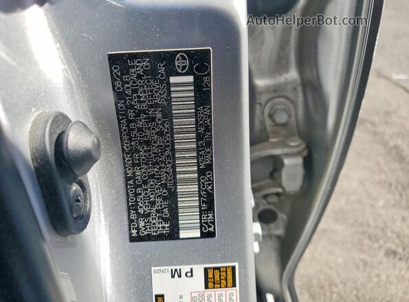 JTDS4MCE3MJ060561 2021 TOYOTA COROLLA Silver Vista del compartimento del motor