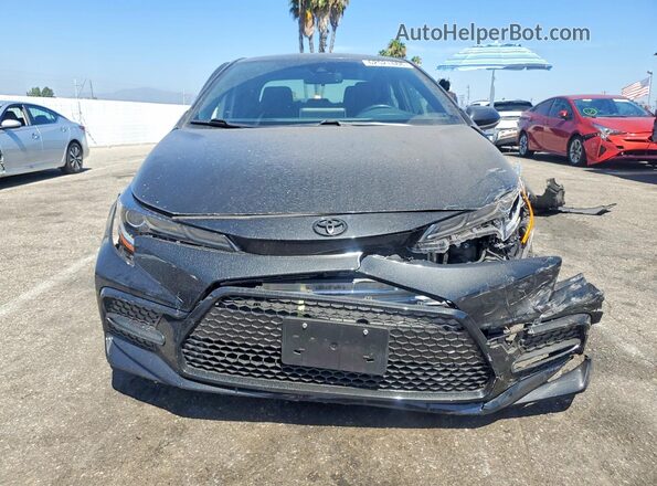 JTDS4MCE3MJ078879 2021 TOYOTA COROLLA Black Widok z przodu