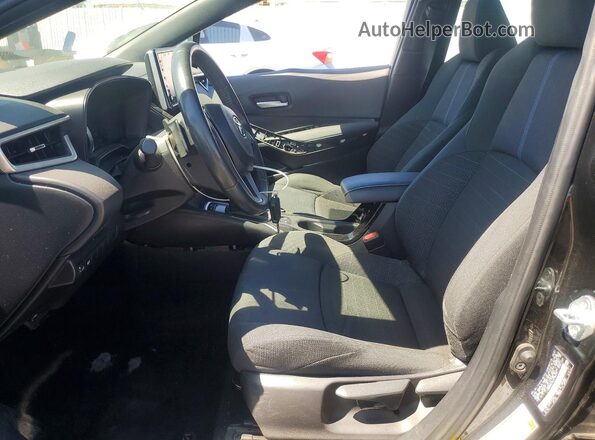 JTDS4MCE3MJ078879 2021 TOYOTA COROLLA Black Widok wnętrza z przodu