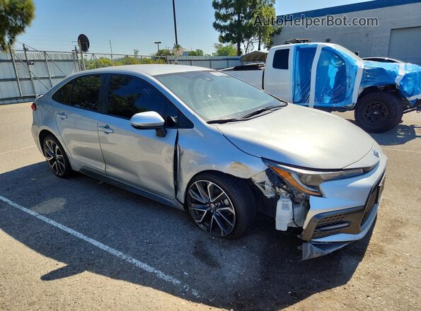 JTDS4MCE4MJ061461 2021 TOYOTA COROLLA Silver Передня права чверть