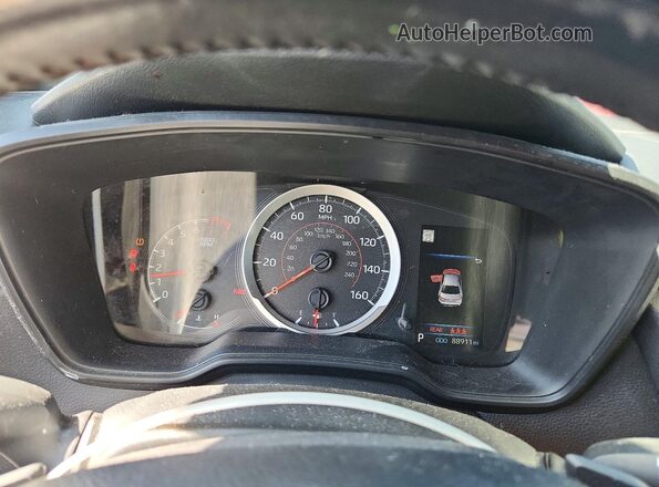 JTDS4MCE4MJ061461 2021 TOYOTA COROLLA Silver Вид щитка приладів
