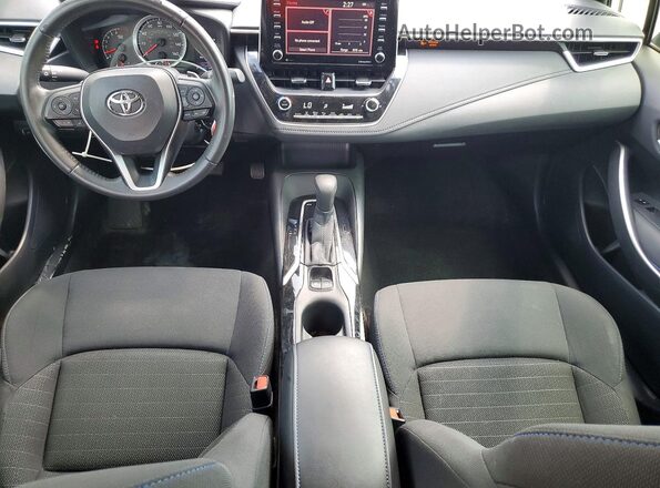 JTDS4MCE5MJ058679 2021 TOYOTA COROLLA White Widok deski rozdzielczej