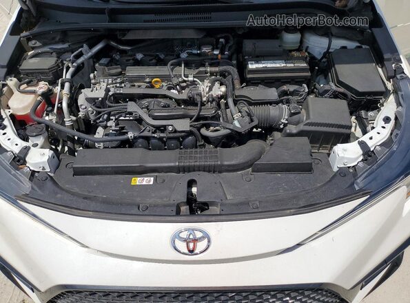 JTDS4MCE5MJ058679 2021 TOYOTA COROLLA White Widok wnętrza z tyłu