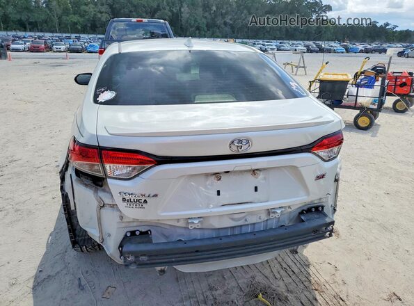 JTDS4MCE5MJ058679 2021 TOYOTA COROLLA White Widok z tyłu