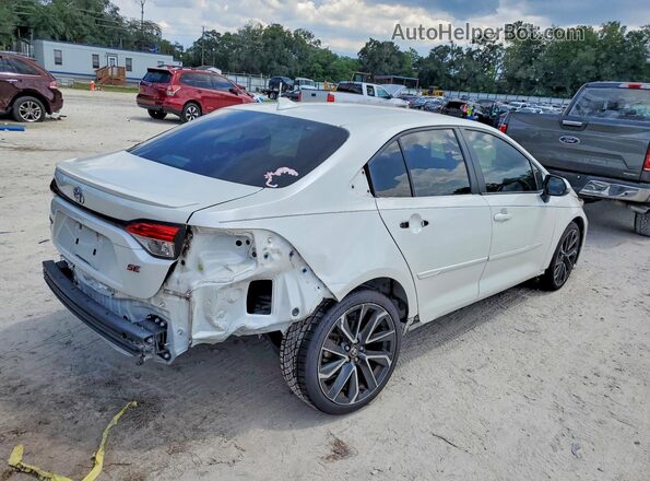 JTDS4MCE5MJ058679 2021 TOYOTA COROLLA White Tył prawy