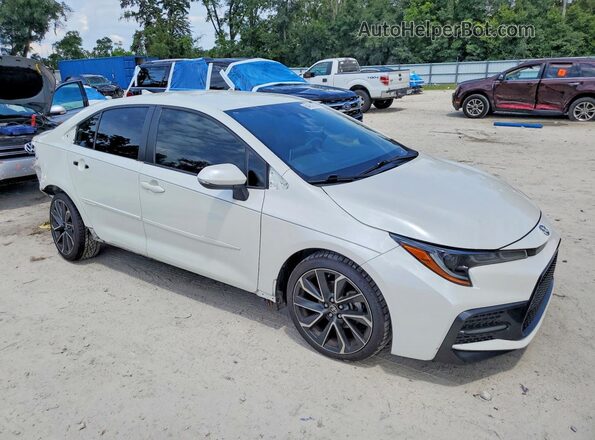 JTDS4MCE5MJ058679 2021 TOYOTA COROLLA White Przód prawy
