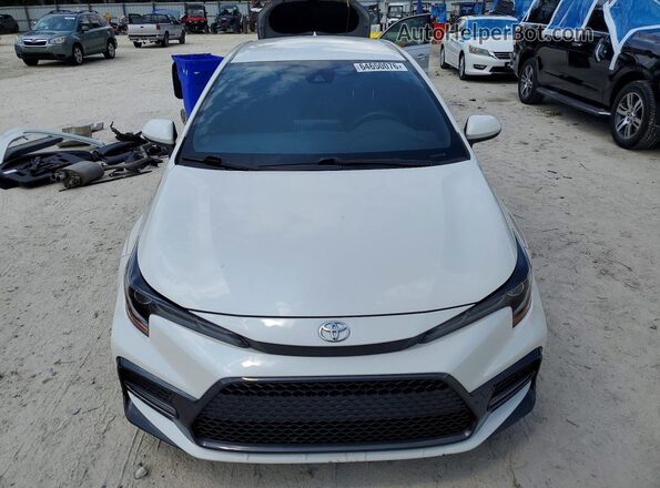 JTDS4MCE5MJ058679 2021 TOYOTA COROLLA White Widok z przodu