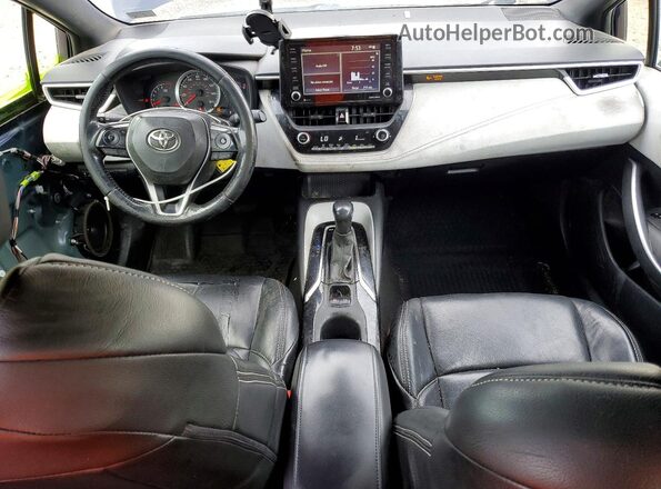 JTDS4MCE5NJ087827 2022 TOYOTA COROLLA Blue Dashboard view
