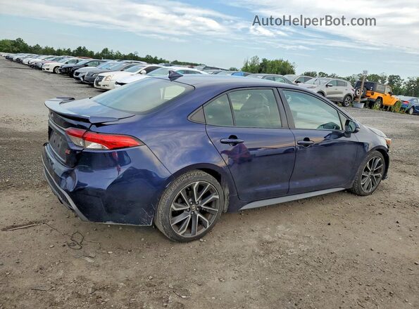 JTDS4MCE5NJ087827 2022 TOYOTA COROLLA Blue Rear right