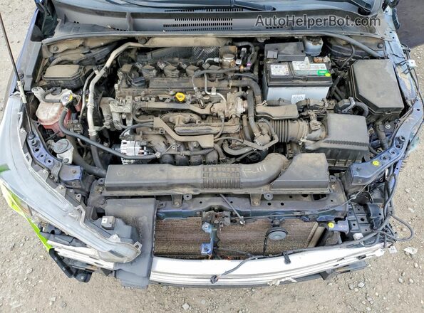 JTDS4MCE5NJ087827 2022 TOYOTA COROLLA Blue Rear interior view