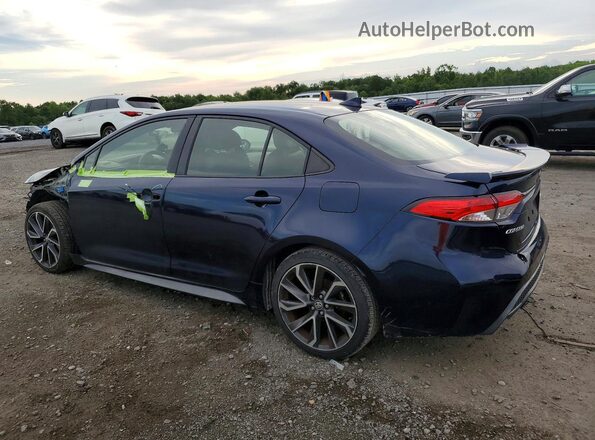 JTDS4MCE5NJ087827 2022 TOYOTA COROLLA Blue Rear left