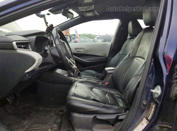JTDS4MCE5NJ087827 2022 TOYOTA COROLLA Blue Front interior view