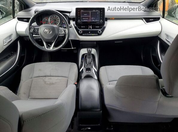 JTDS4MCE5NJ094678 2022 TOYOTA COROLLA Charcoal Вид панелі приладів
