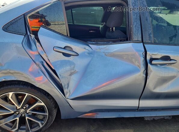 JTDS4MCE6MJ079167 2021 TOYOTA COROLLA Gray Հետևի նստատեղերի տեսք