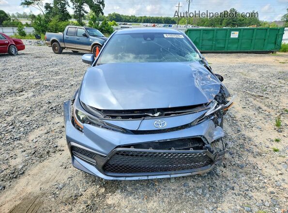 JTDS4MCE6MJ081002 2021 TOYOTA COROLLA Синий Вид спереди