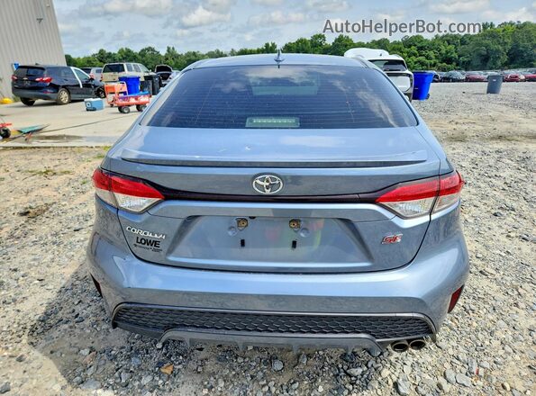 JTDS4MCE6MJ081002 2021 TOYOTA COROLLA Синий Вид сзади