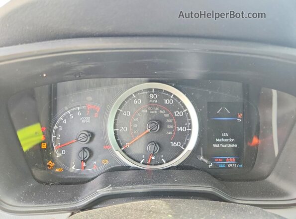 JTDS4MCE6MJ081002 2021 TOYOTA COROLLA Синий Вид щитка приборов