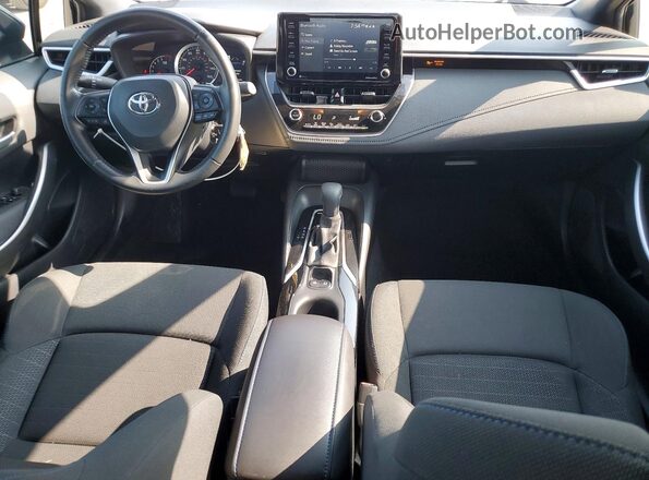 JTDS4MCE6NJ085228 2022 TOYOTA COROLLA Black Dashboard view