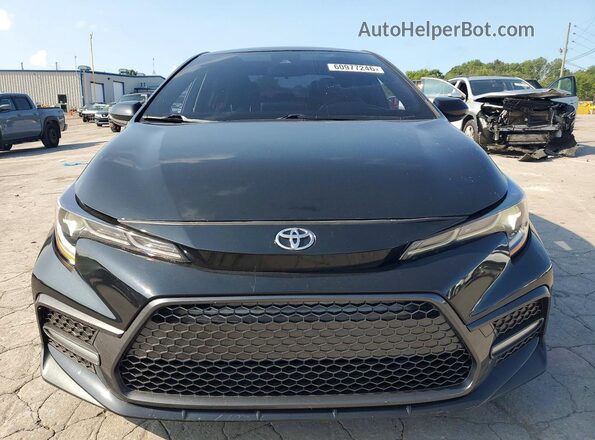 JTDS4MCE6NJ085228 2022 TOYOTA COROLLA Black Front view