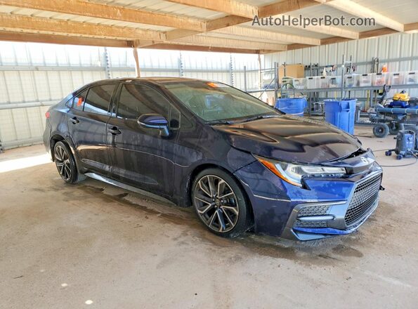 JTDS4MCE7MJ077735 2021 TOYOTA COROLLA Blue Առջևի աջ