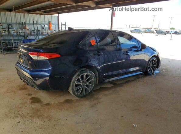 JTDS4MCE7MJ077735 2021 TOYOTA COROLLA Blue Հետևի աջ