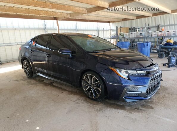 JTDS4MCE7MJ077735 2021 TOYOTA COROLLA Blue 