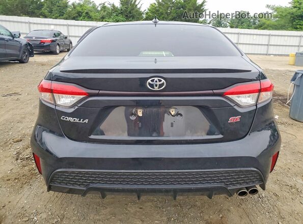 JTDS4MCE7NJ095329 2022 TOYOTA COROLLA Black Հետևի տեսք