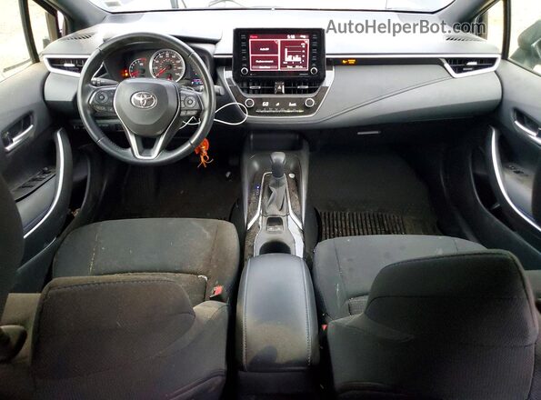 JTDS4MCE7NJ095329 2022 TOYOTA COROLLA Black Առջևի վահանակի տեսք