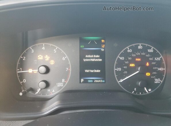 JTDS4MCE7RJ106562 2024 TOYOTA COROLLA Blue Вид щитка приладів